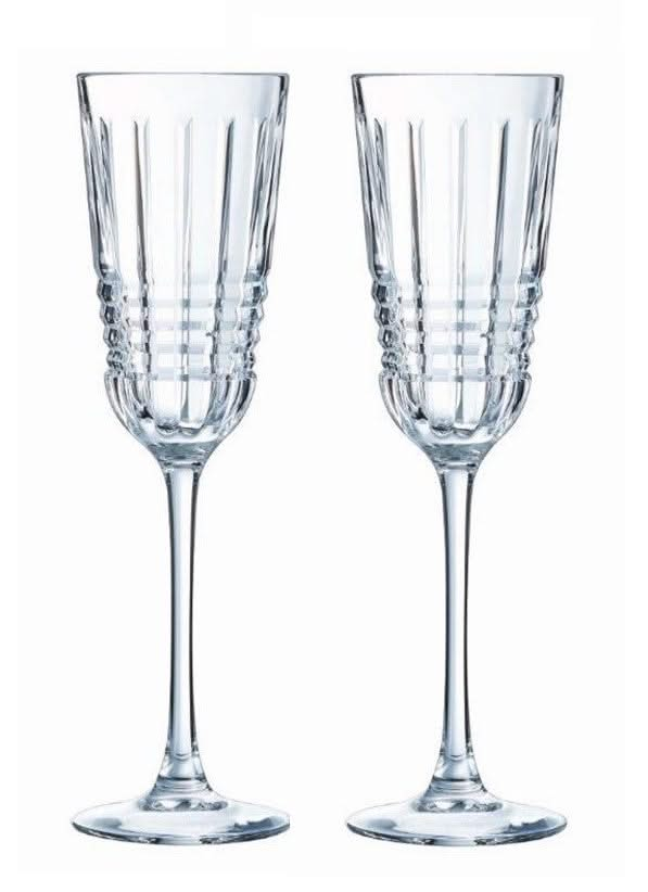 Verres à champagne Cristal d'Arques Rendez-Vous 170 ml - 2 pièces