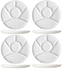 Assiettes Gourmet Cosy &amp; Trendy 6 Compartiments ø 23,5 cm - 4 Pièces