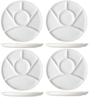 Assiettes Gourmet Cosy & Trendy 6 Compartiments ø 23,5 cm - 4 Pièces