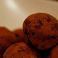 Boules de chocolat cru