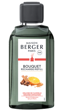 Recharge Maison Berger - pour bouquet parfumé - Orange Cannelle - 200 ml