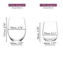 Ensemble de verres à vin Riedel O Wine - Payez 6, obtenez 8