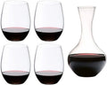 Coffret de verres à vin rouge Riedel O Wine - 4 pièces avec carafe à Syrah