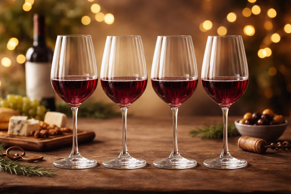 Rode Wijnglazen Verano 690 ml - 4 stuks - Cookinglife