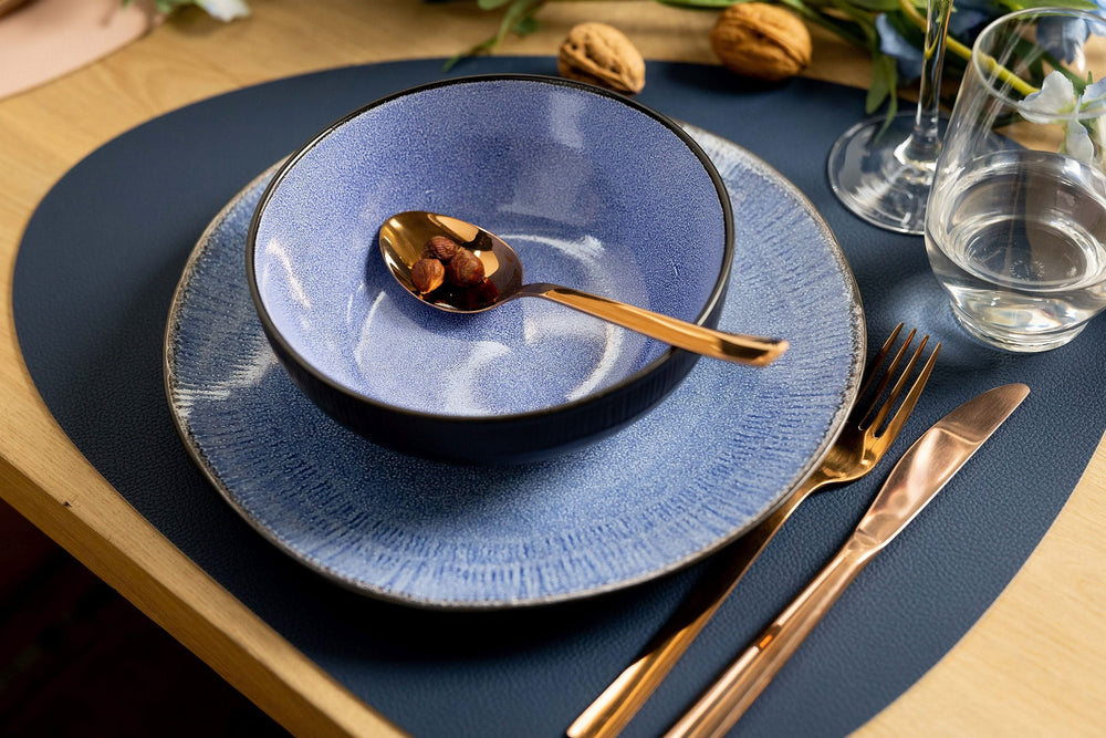 Assiette à dîner Studio Tavola Denim Ø27 cm - 6 pièces