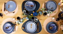 Assiette à dîner Studio Tavola Denim Ø27 cm - 6 pièces