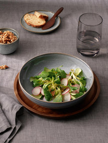 Service de vaisselle ASA Selection Saisons - Denim - 18 pièces / 6 personnes - 6 Assiette plates, 6 assiettes à petit-déjeuner en 6 bols