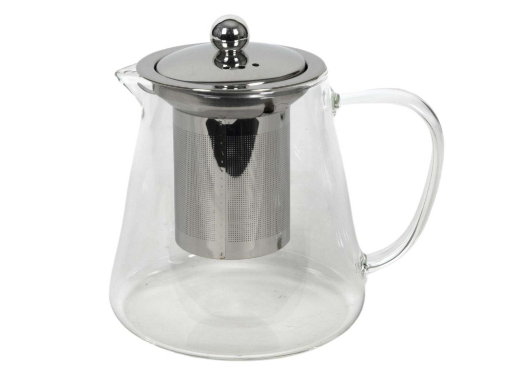 Cookinglife Theepot met RVS Filter - Borosilicaatglas - 950 ml