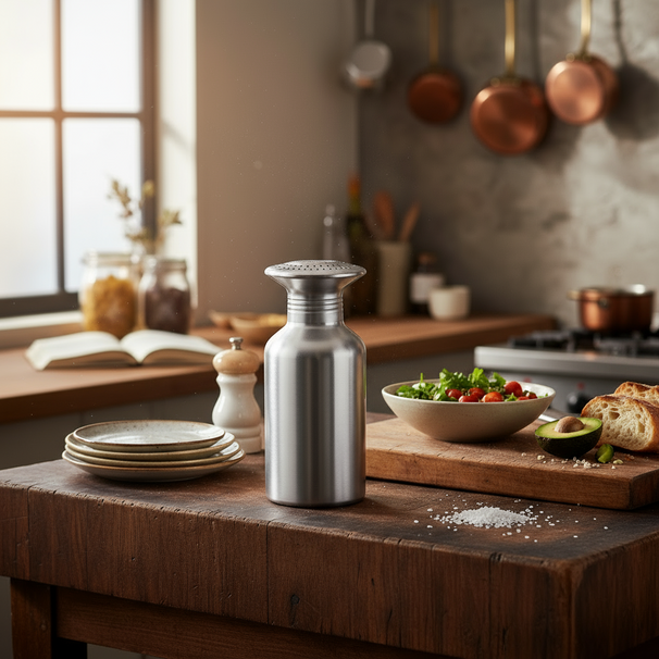Épandeur de sel pour ustensiles de cuisine - Aluminium