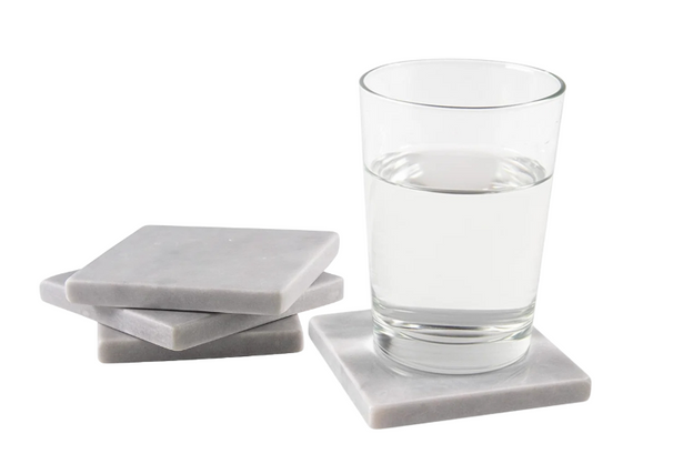 Cookinglife Dessous de Verre Bar Essentials Marbre 4 Pièces