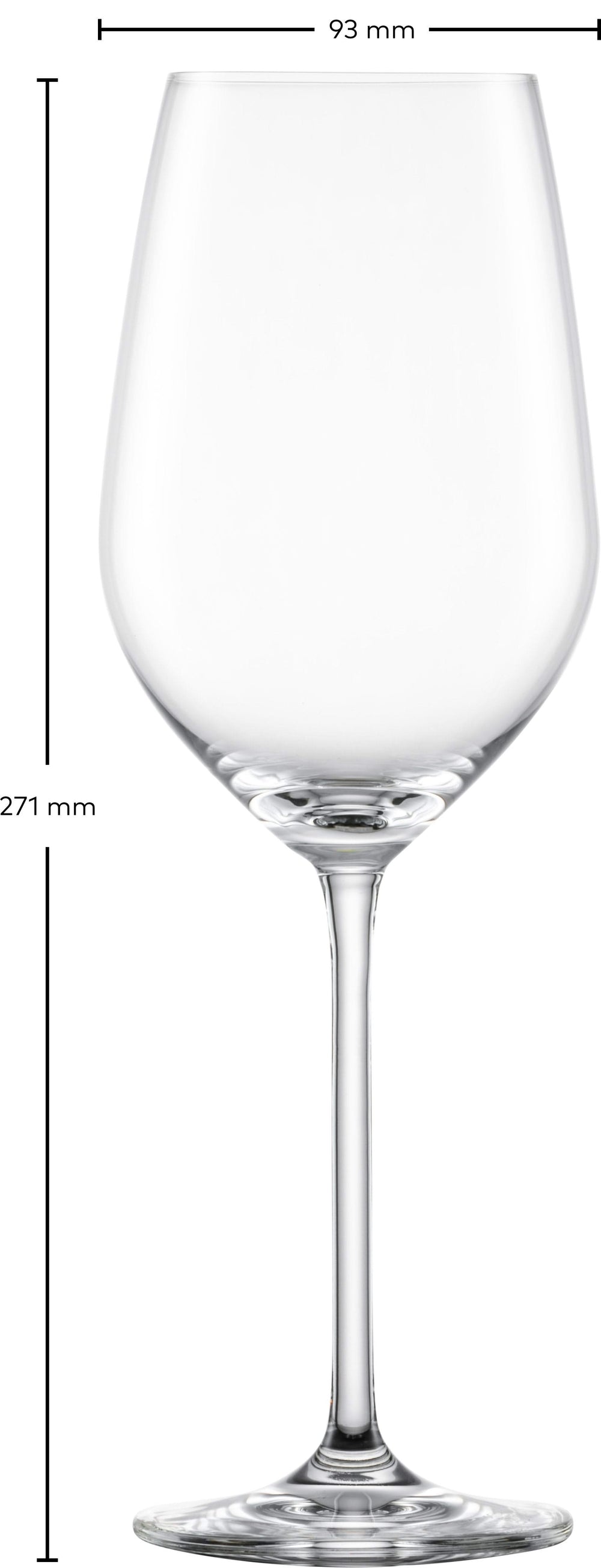 Schott Zwiesel Verres à Bordeaux Fortissimo - 650 ml - 4 pièces