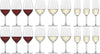 Schott Zwiesel Ensemble de verres à vin Banquet (verres à vin rouge, verres à vin blanc et verres à champagne) – Ensemble de 18 pièces