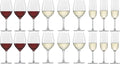 Schott Zwiesel Ensemble de verres à vin Banquet (verres à vin rouge, verres à vin blanc et verres à champagne) – Ensemble de 18 pièces