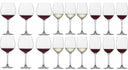 Schott Zwiesel Set de verres à vin Classico (Verres à vin rouge & Verres à vin blanc & Verres à gin tonic) - Ensemble de 18 pièces