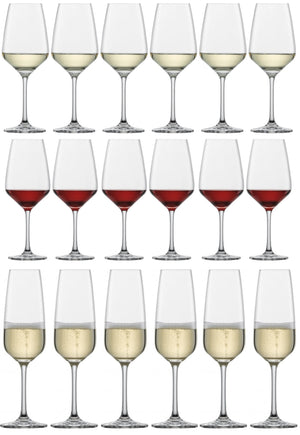Ensemble de verres a vin Schott Zwiesel - Verres a champagne - Tulip - 18 pieces