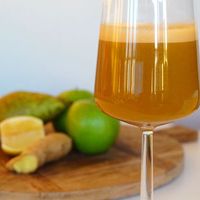 Recette de jus lent à la carotte, au gingembre et au citron