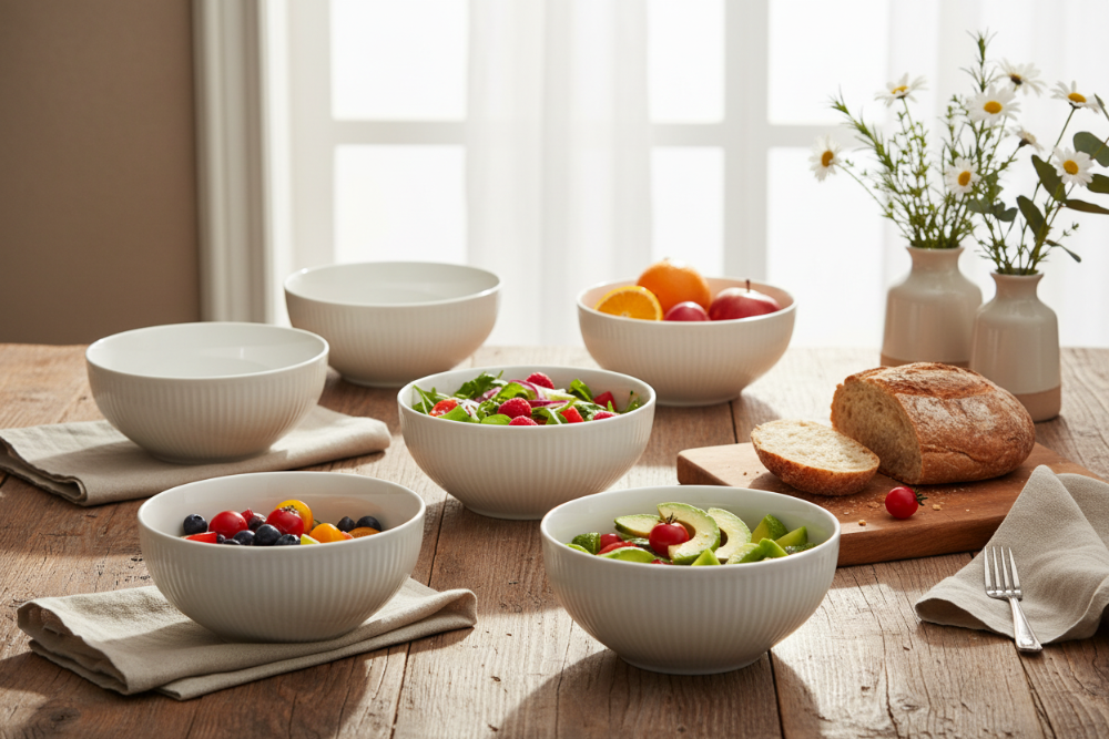 Ensemble de bols Siaki - Bols a soupe - New Bone - Ø 15 cm - 6 pièces