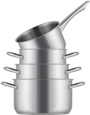 Ensemble de casseroles Sola - en inox - Blizz - ø 16/18/20 cm - 4 pièces