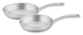 Sola Pan Set Green Cooking Silver - Poêle ø 24 et 28 cm - Sans revêtement antiadhésif