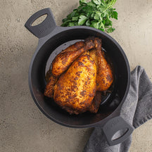 Poêle à frire Sola avec couvercle Ceramic Deluxe - Compatible induction - Revêtement antiadhésif en céramique - ø 24 cm