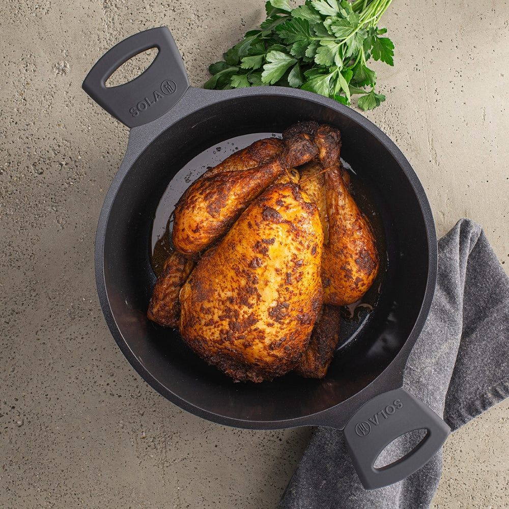 Cocotte avec couvercle Sola Ceramic Deluxe - Compatible induction - Revêtement antiadhésif en céramique - ø 28 cm