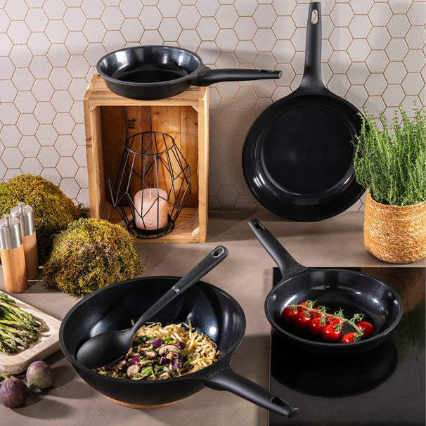 Sola set de poêles Ceramic Deluxe Ø 24 et 28 cm – revêtement antiadhésif céramique