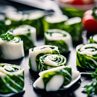 Rouleaux aux épinards et à la mozzarella