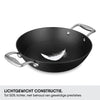 Stahl Cookware Poêle wok Fonte Légère - 24 cm - Convient également à l'induction