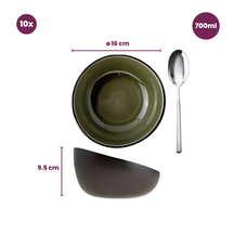 Cosy & Trendy Bols Streetfood ø 16 cm / 700 ml - 10 pièces