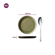 Assiettes à tapas Cosy & Trendy Streetfood ø 13 cm - 10 pièces