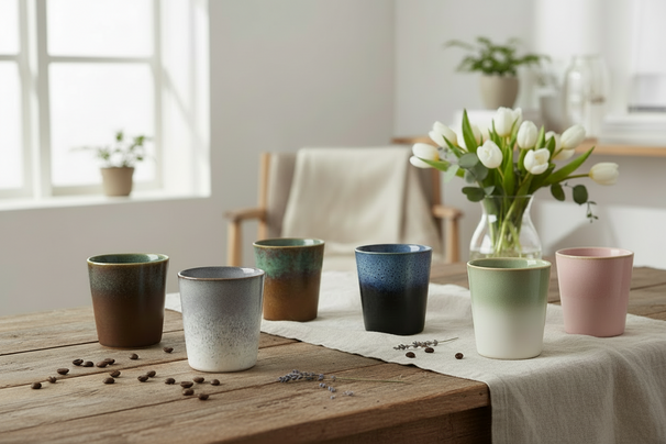 Tasses à café Studio Tavola - Tasses Senseo - Wind - 200 ml - 6 pièces