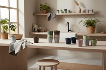 Service à café Studio Tavola - Tasses et mugs - Motif Vent - 12 pièces