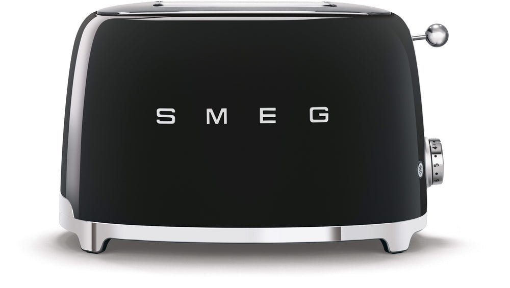 Grille-pain SMEG - 2 emplacements - noir - TSF01BLEU