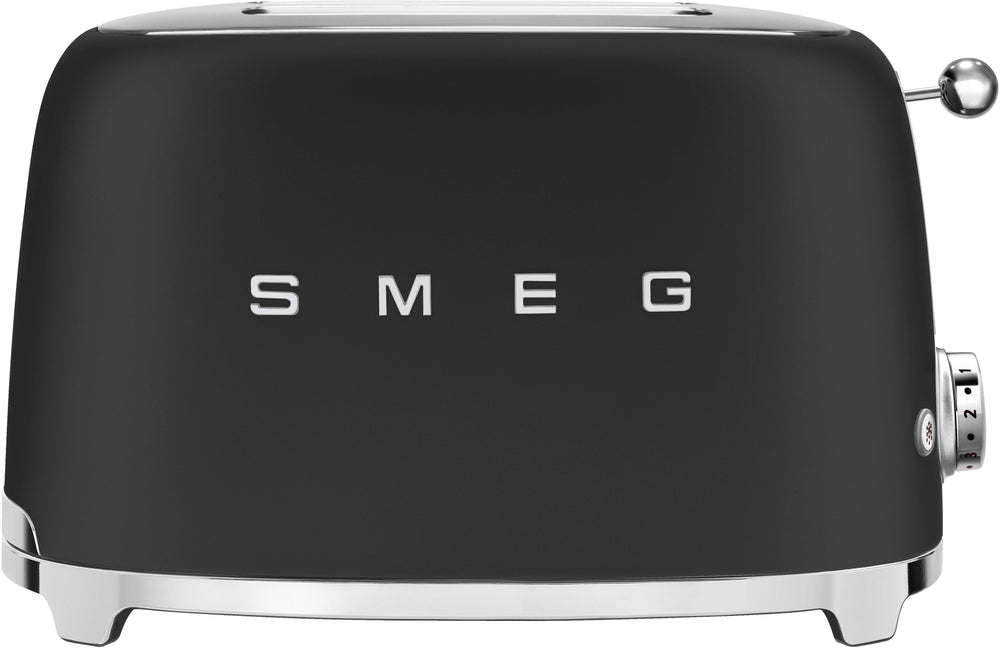 Grille-pain SMEG - 2 emplacements - noir mat - TSF01BLMEU