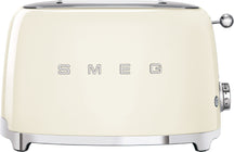 Grille-pain SMEG - 2 emplacements - crème - TSF01CREU