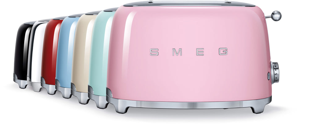 Grille-pain SMEG - 2 emplacements - crème - TSF01CREU