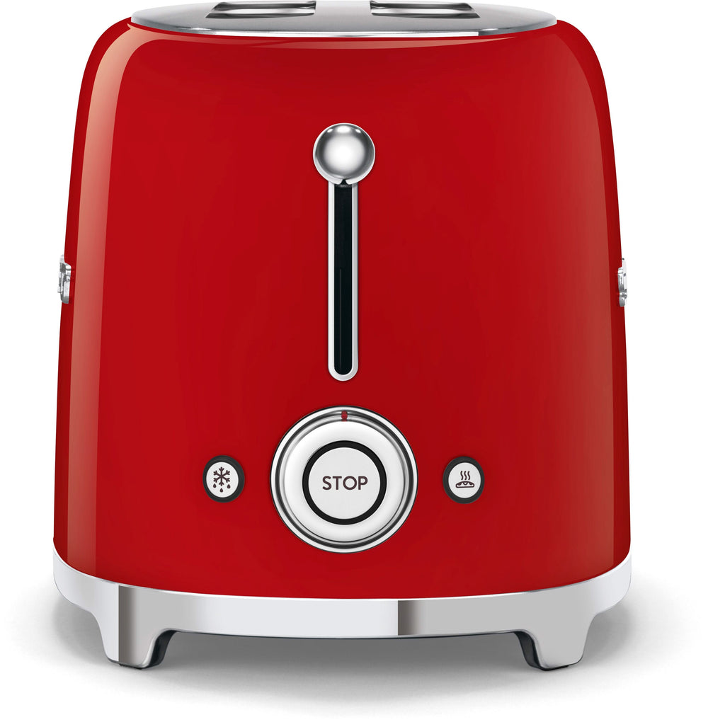 Grille-pain SMEG - 2 emplacements - rouge - TSF01RDEU