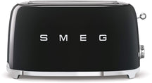 Grille-pain SMEG XL - 2 fentes longues - noir - TSF02BLEU