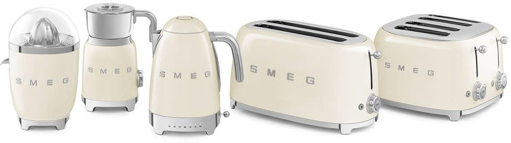 Grille-pain SMEG XL - 2 fentes longues - crème - TSF02CREU