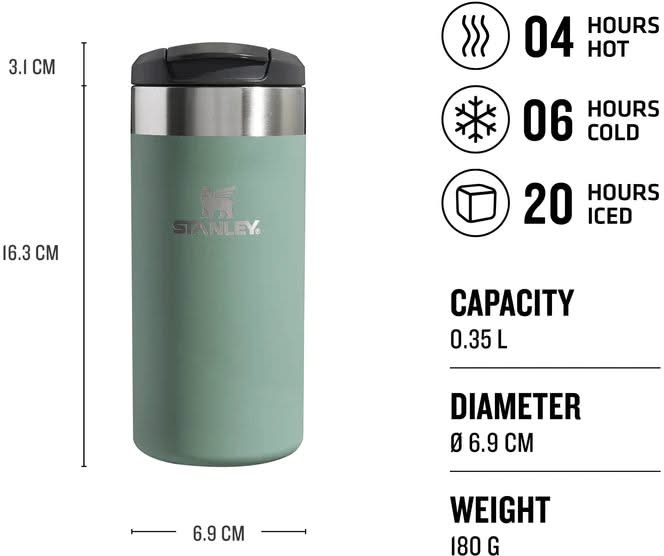 Tasse Thermos Stanley The AeroLight - Shale Metallic - 350 ml