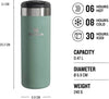 Tasse Thermos Stanley The AeroLight - Shale Metallic - 470 ml