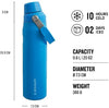 Bouteille d'eau Stanley The Aerolight IceFlow Fast Flow - Azur - 600 ml