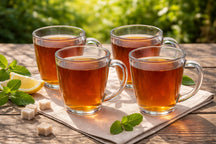 Theeglazen Kunststof - CampVibe - Outdoor - Onbreekbaar - 380 ml - 4 Stuks - Cookinglife