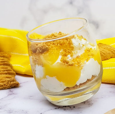 Dessert aux flocons d'avoine et crème de citron