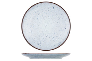 Assiettes à petit-déjeuner/à dessert Tessa Blue, style cosy et tendance - ø 20 cm - Lot de 6