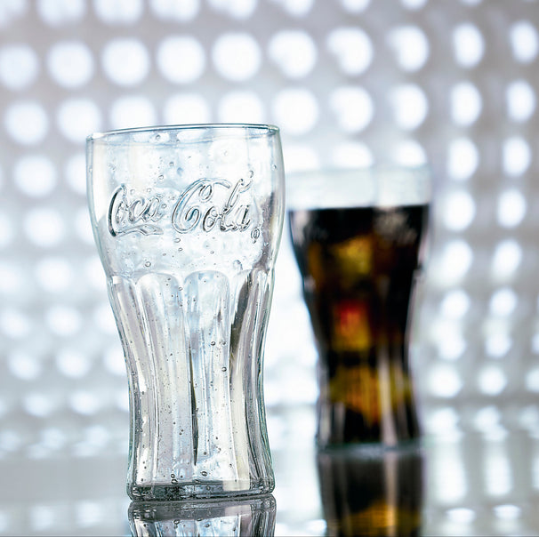 Verre Coca Cola - Verres longdrink - Verres à soda - Transparent 370 ml - 4 pièces