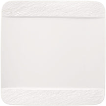 Assiette de dîner Villeroy & Boch Manufacture Rock - Blanc - 28 x 28 cm