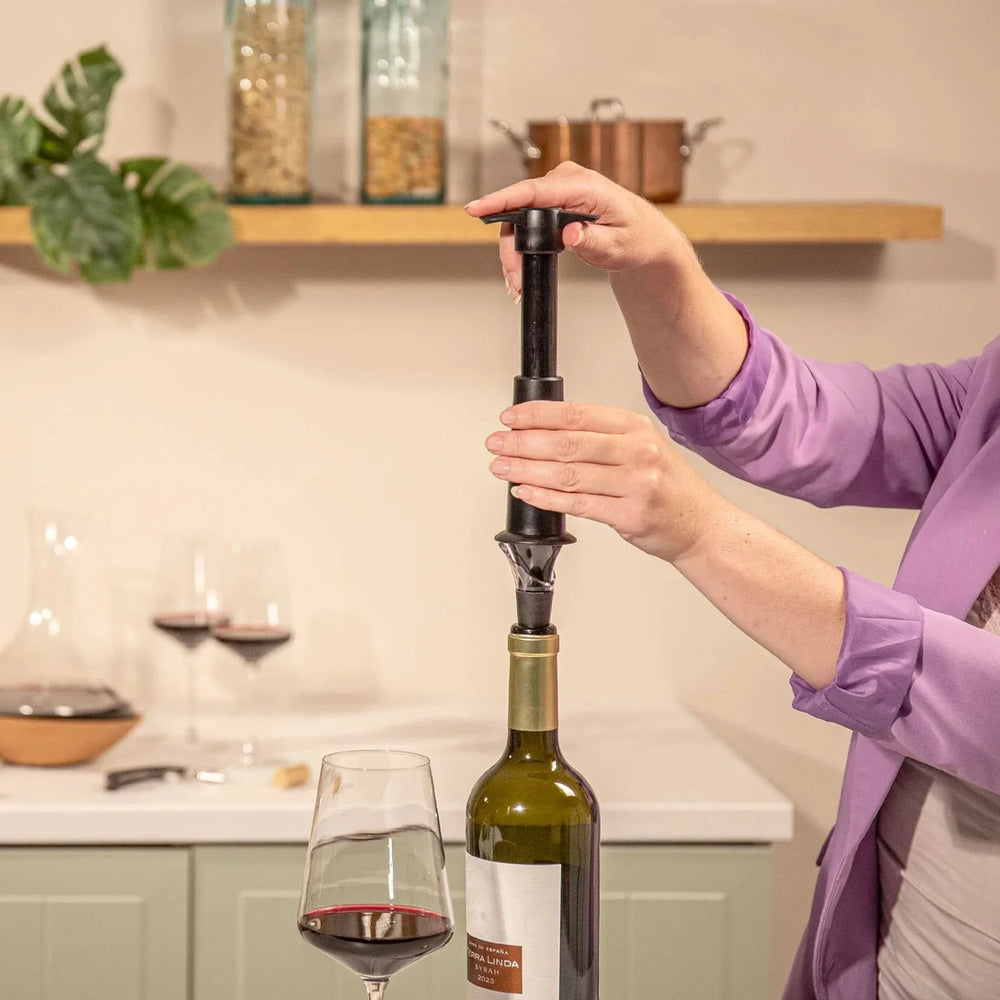 Ensemble de vin Vacu Vin - Coffret a vin - Elegant - 0,7-1,0 L - 5 pièces