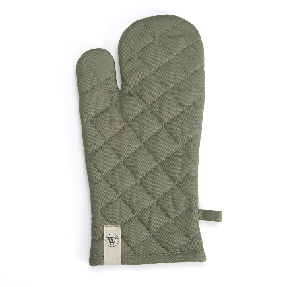 Gant de four Walra Cuisinez avec le sourire Vert militaire 32 cm