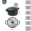 Cocotte Westinghouse Performance Gracious Green - ø 28 cm / 6,7 litres